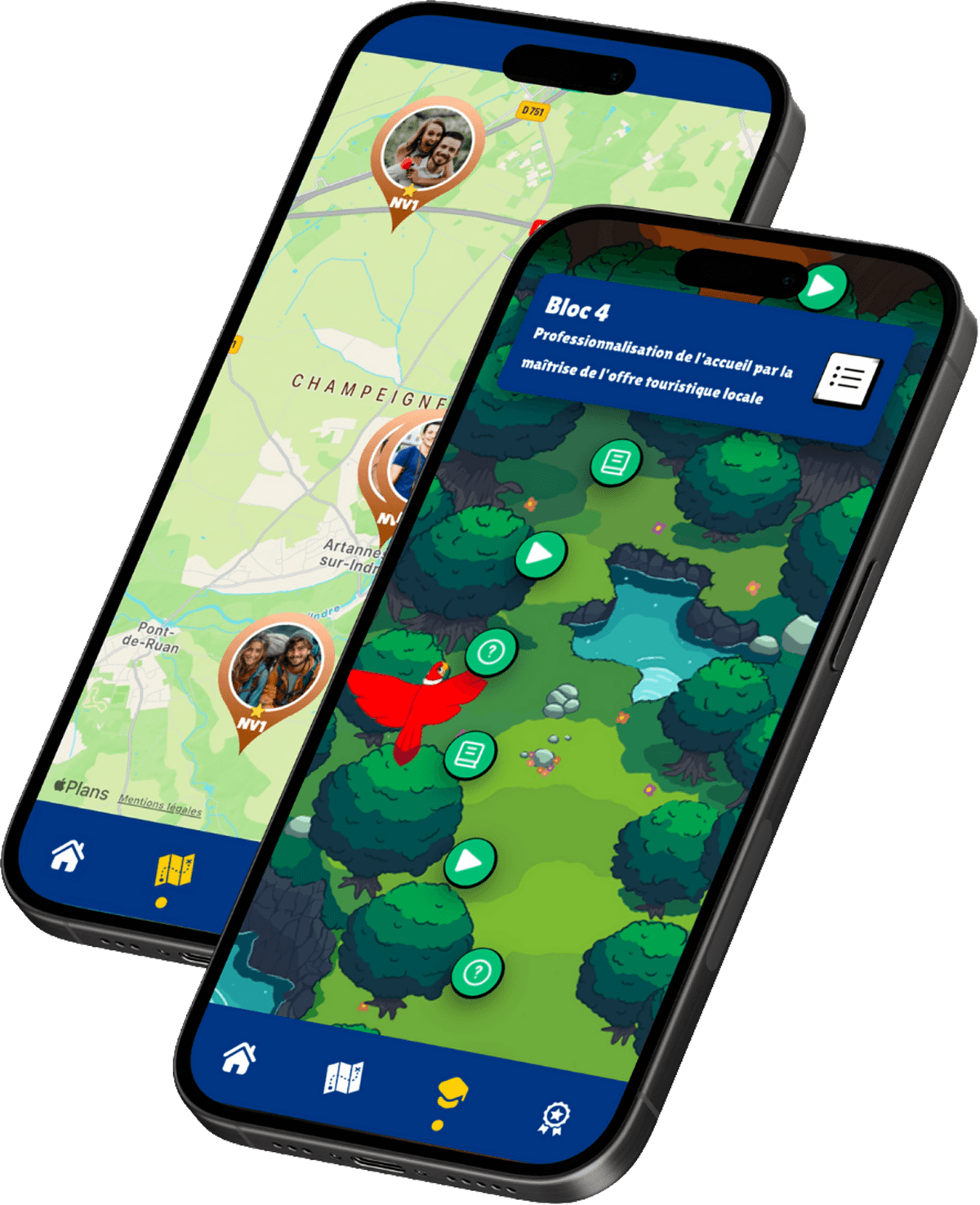 Application mobile Caravel Learner